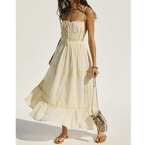 Free People Taking Sides Maxi Dress - Picture 3 of 8